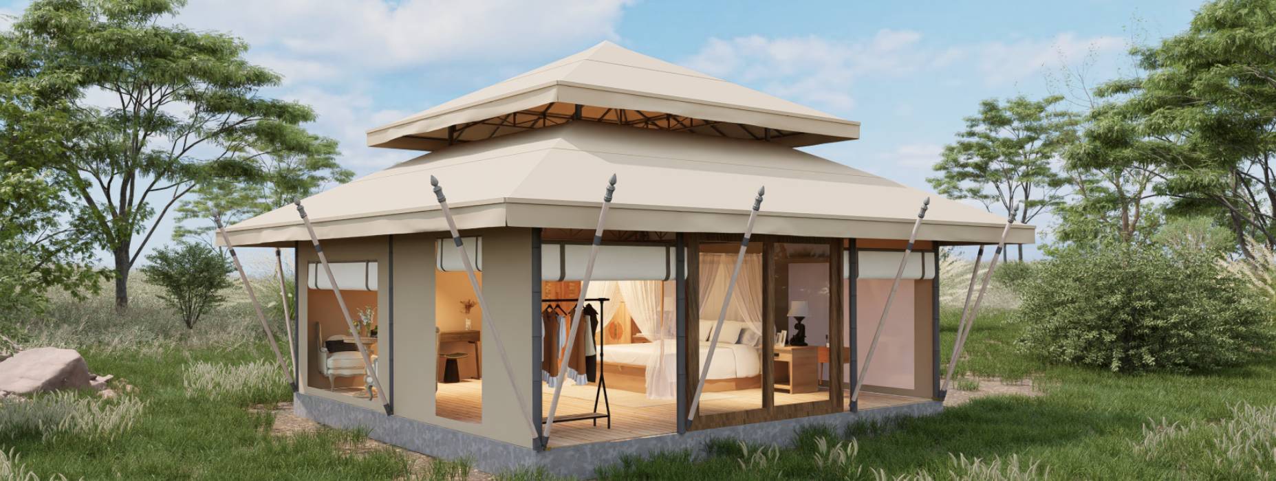 罗甸县户外野奢帐篷